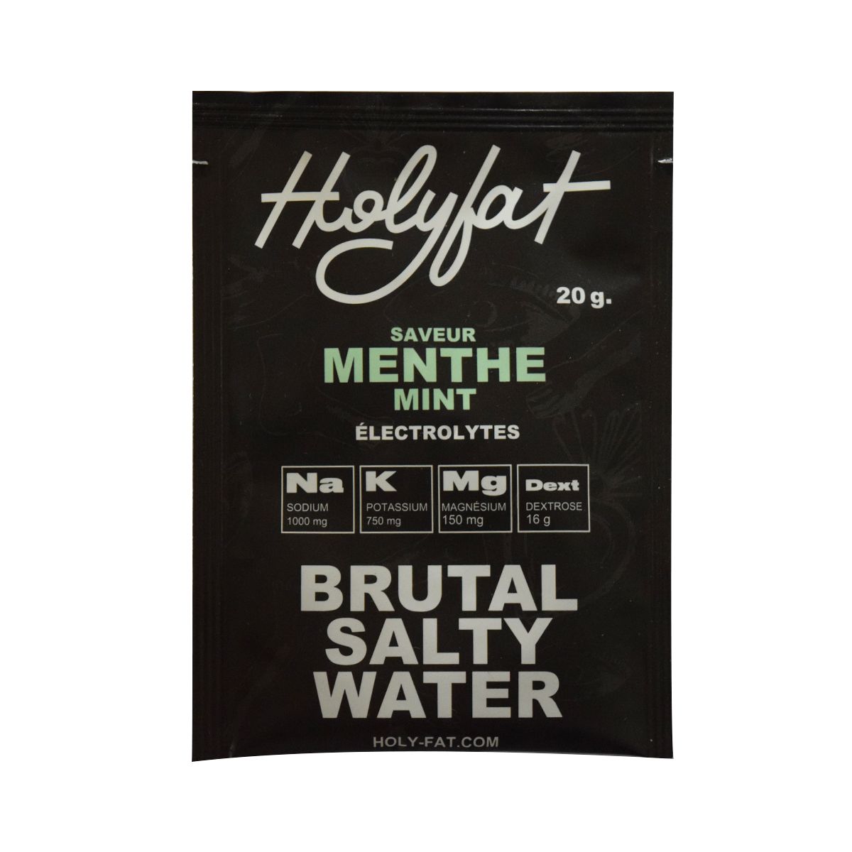 Bebida electrólitos Holyfat - Menta