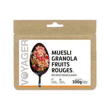 Muesli granola con frutos rojos