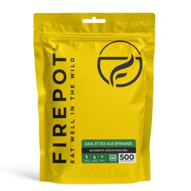 Dahl y arroz con espinacas