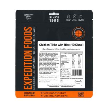 Pollo tikka con arroz - Doble ración