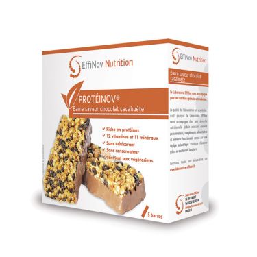 Barra Effinov Proteinov x 5 - Chocolate cacahuetes