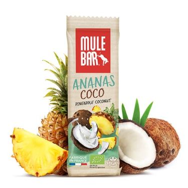 Barra energética bio Mulebar - Piña, coco y bayas de goji