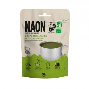 Soupe bio ortilles, spiruline