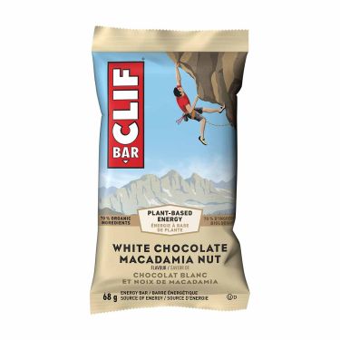 Barrita energética Clif Bar - Avena y nueces de macadamia, sabor chocolate blanco