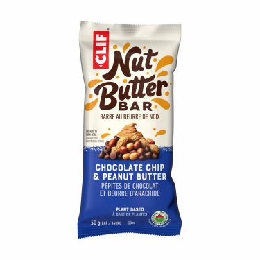 Barrita energética Clif Bar rellena de mantequilla de cacahuete - Pepitas de chocolate