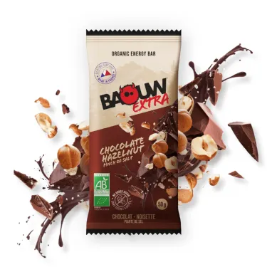 Barrita energética ecológica Baouw Extra - Chocolate, avellana