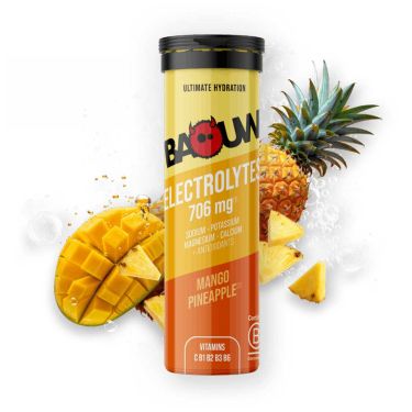 Tubo de pastillas de electrolitos Baouw - Mango, piña