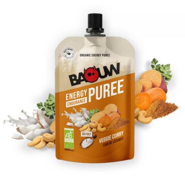 Compota energética salada ecológica Baouw - Curry de verduras