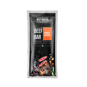Beef bar - Carne seca con paprika, almendras y arándanos - 50 g