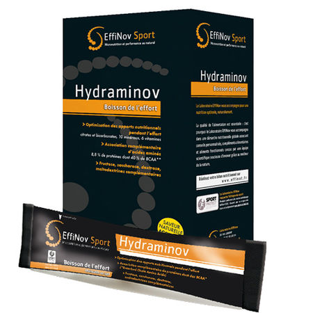 Hydraminov - Bebida del esfuerzo Effinov x 10 sticks - Cítricos