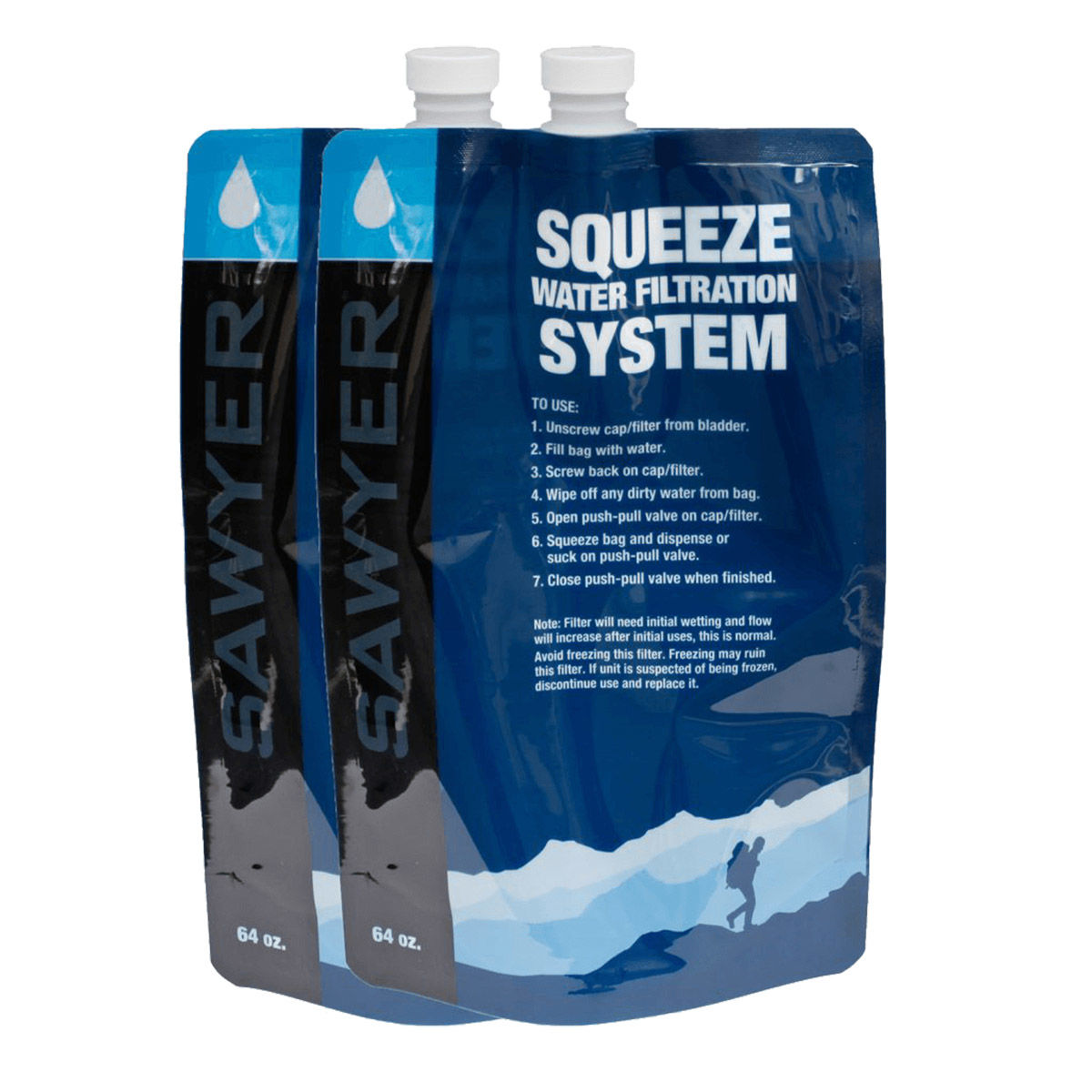 Bolsa de hidratación flexible Sawyer 2 L x 2