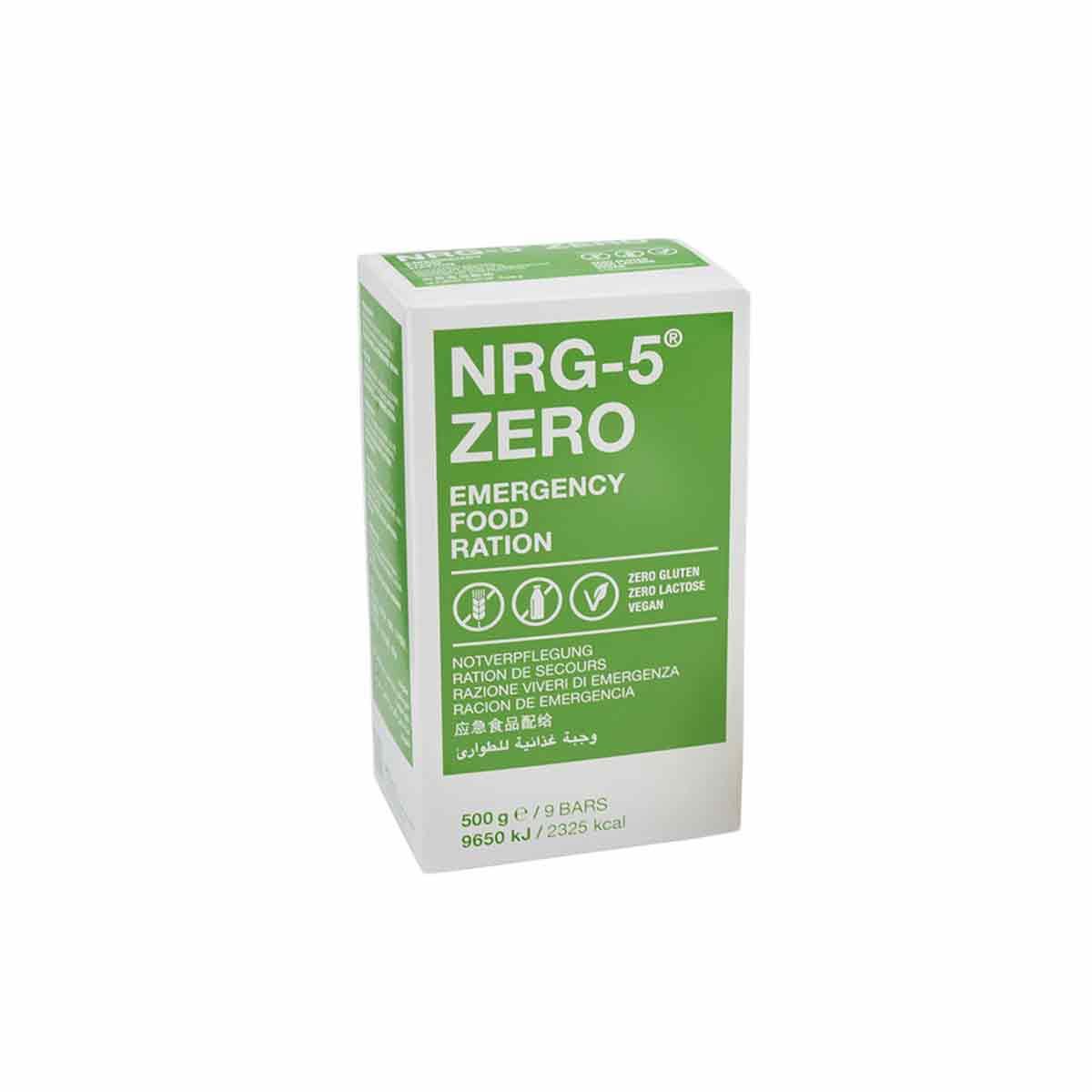 Ración de emergencia NRG-5 ZERO sin gluten - 15 años