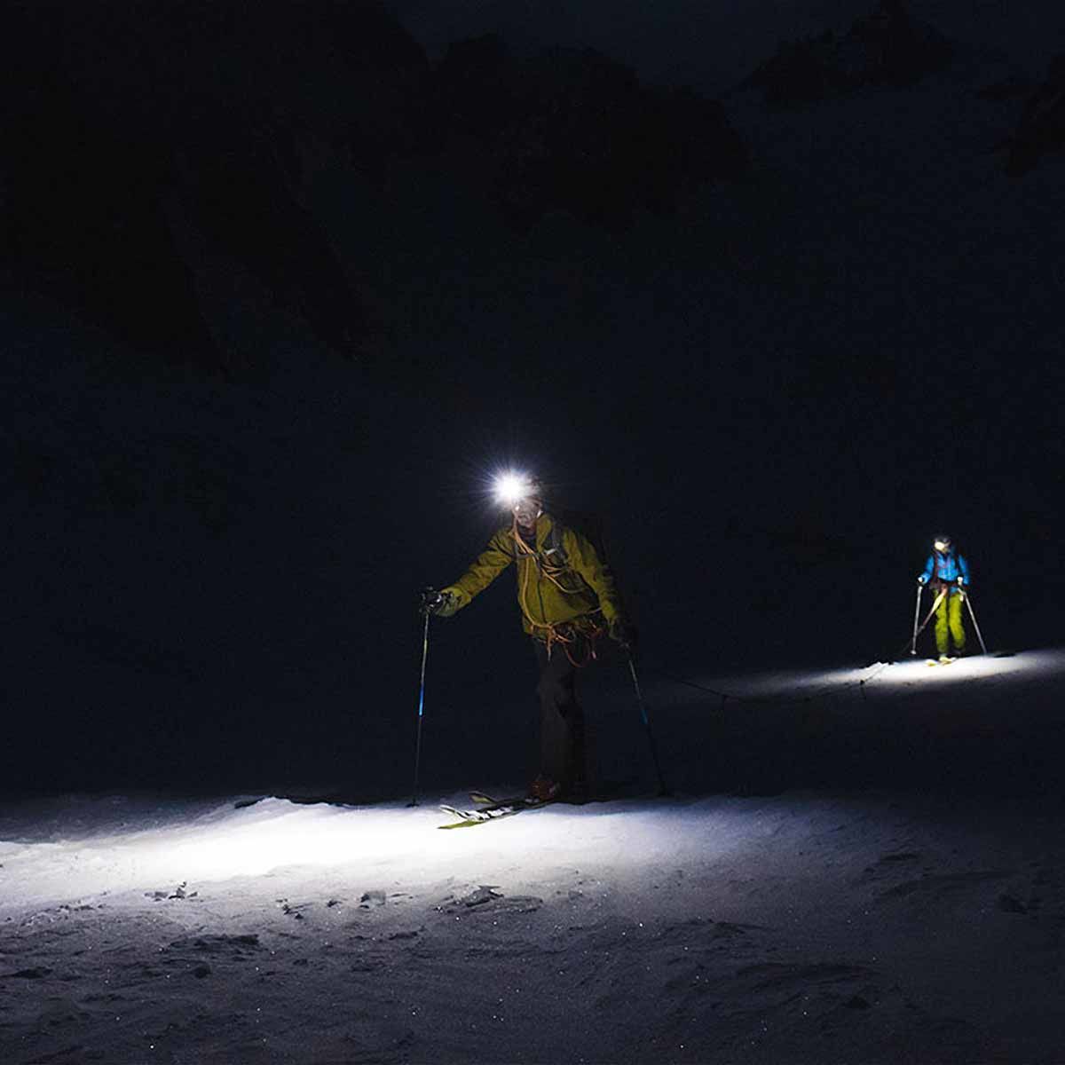 Lampe frontale ski de randonnée