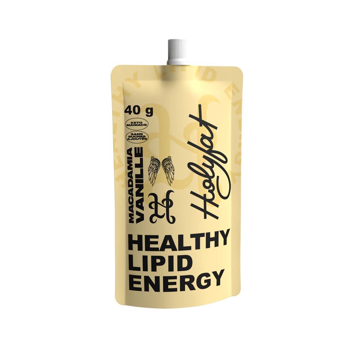 Puré energético Holyfat - Nuez de macadamia, vainilla