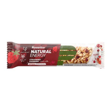 Barrita de cereales Powerbar Natural Energy - Fresas, arándanos rojos