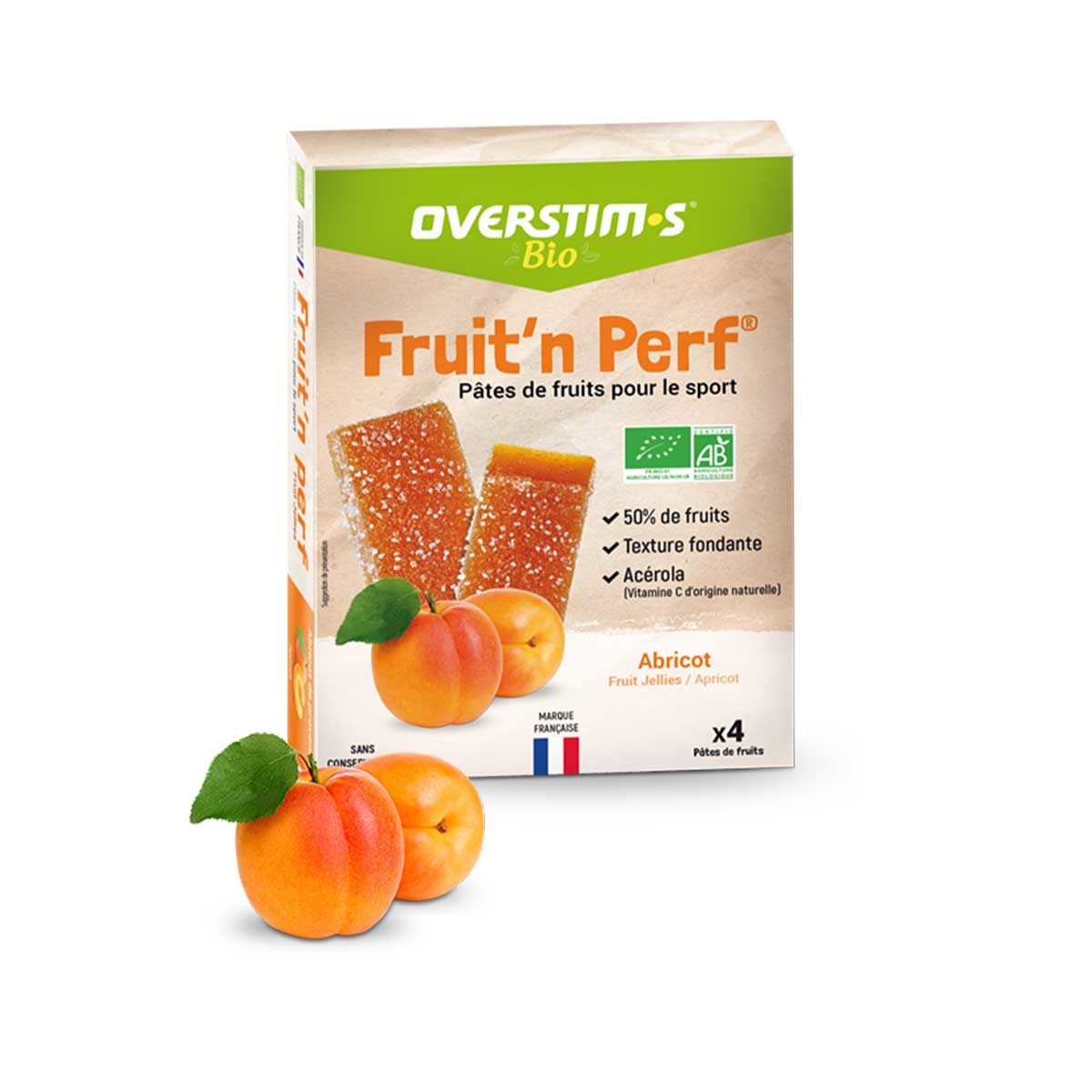 Pasta de frutas ecológica Overstim.s x 4 - Albaricoque