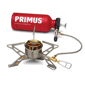 Estufa multicombustible Primus OmniFuel con botella de combustible