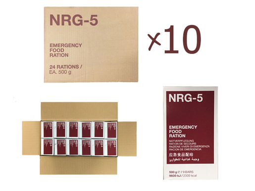 Ración de emergencia NRG-5 - 20 años - 240 x 500 g