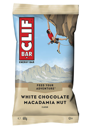 Barrita energética Clif Bar - Avena y nuez de macadamia, sabor chocolate blanco